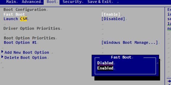 Fast BootQuick BootSecurity Boot